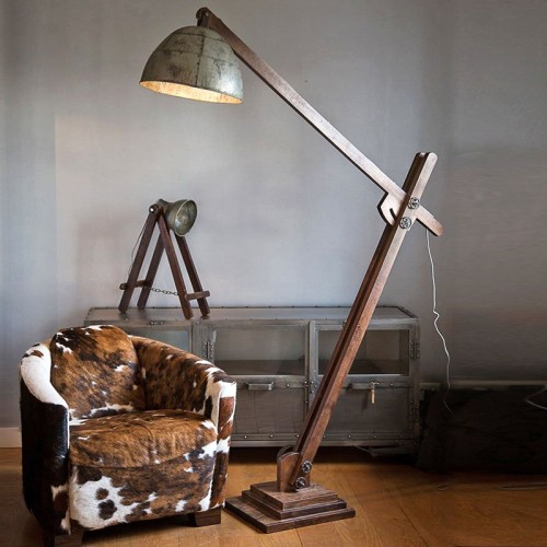 Lampe industrielle sur pied Acrobat
