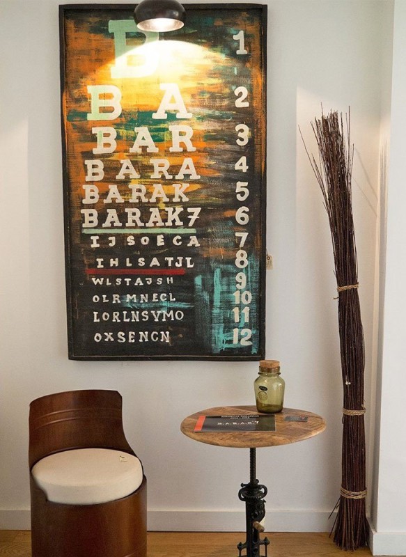 Tableau style industriel