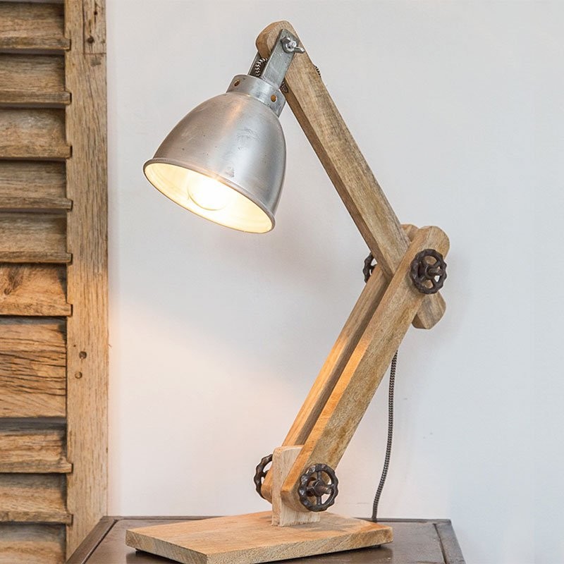 Lampe à poser industrielle scandinave Genius