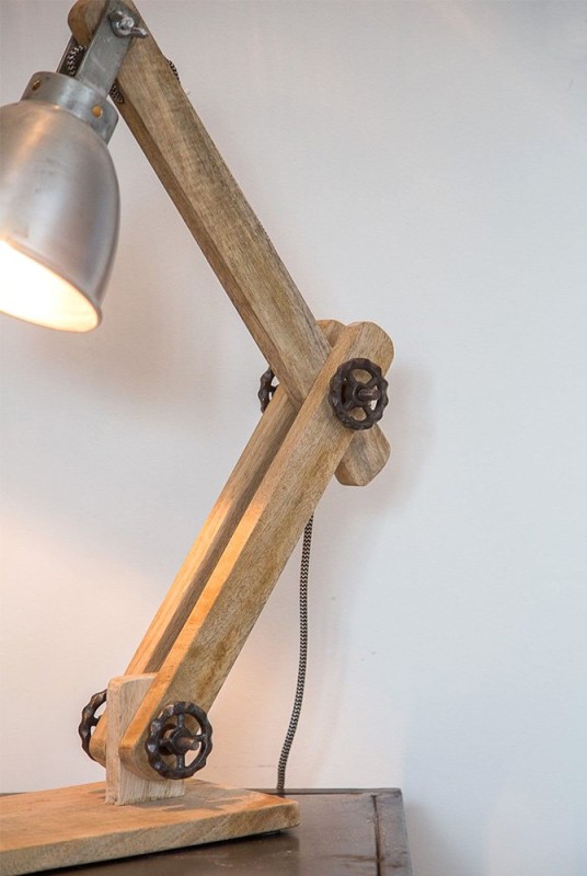 Lampe à poser industrielle scandinave Genius