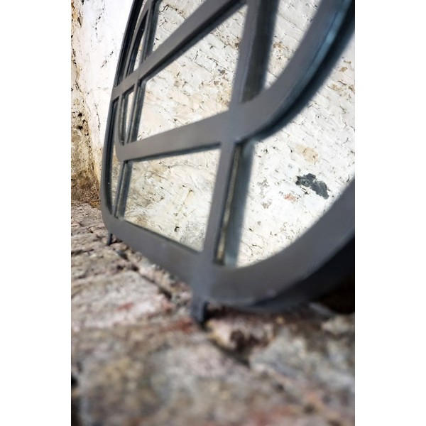 Miroir industriel ovale