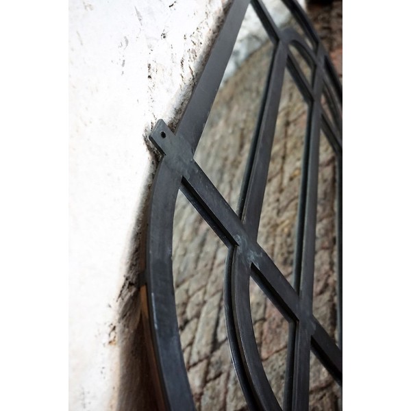 Miroir industriel ovale
