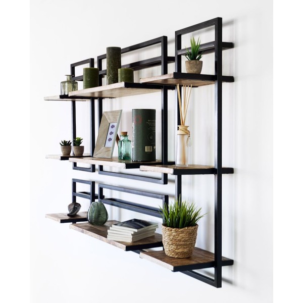 Etagère bois et métal 70 x 60 - Selfsh