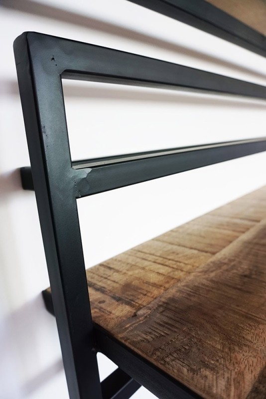 Etagère bois et métal 70 x 60 - Selfsh