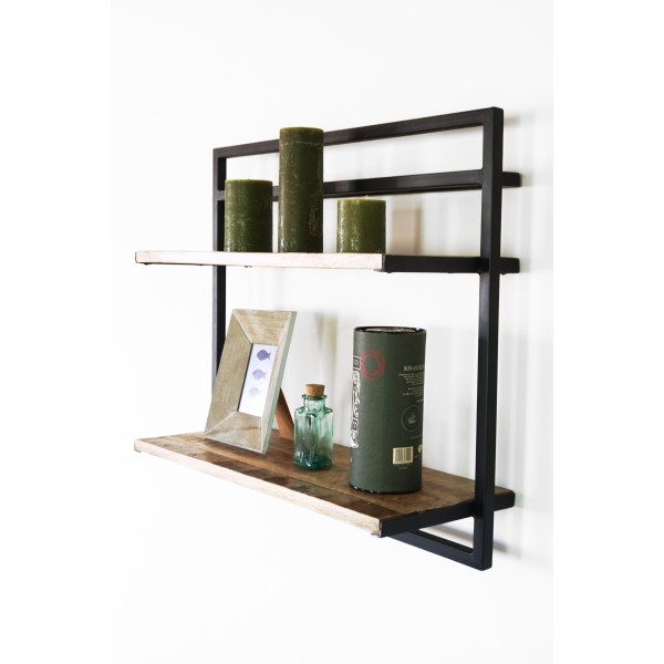Etagère bois et métal 70 x 60 - Selfsh