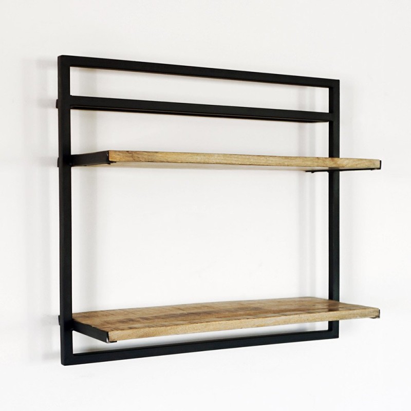 Etagère bois et métal 70 x 60 - Selfsh