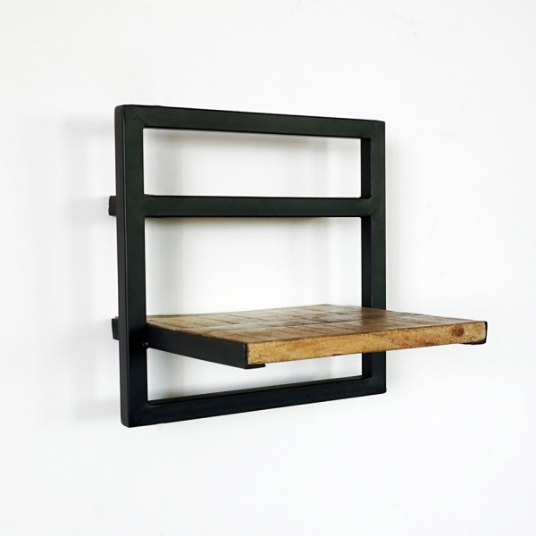 Etagère bois et métal 30 X 30 - Selfsh