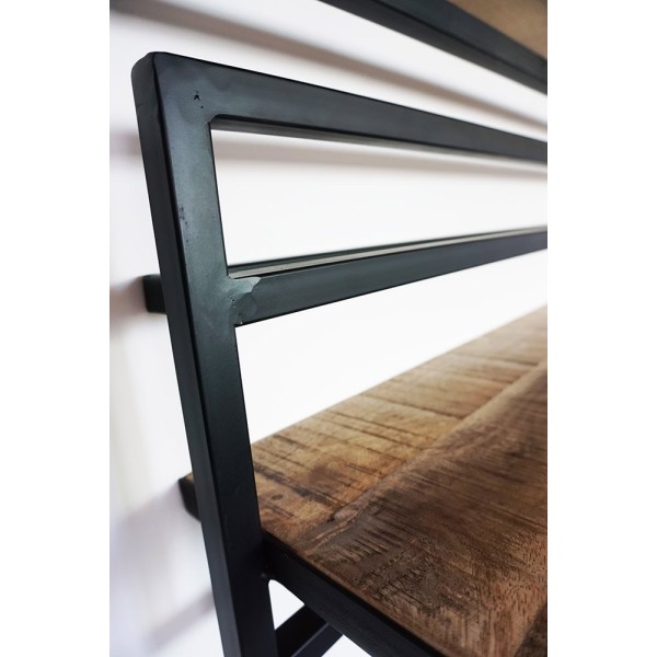 Etagère bois et métal 30 X 60 - Selfsh