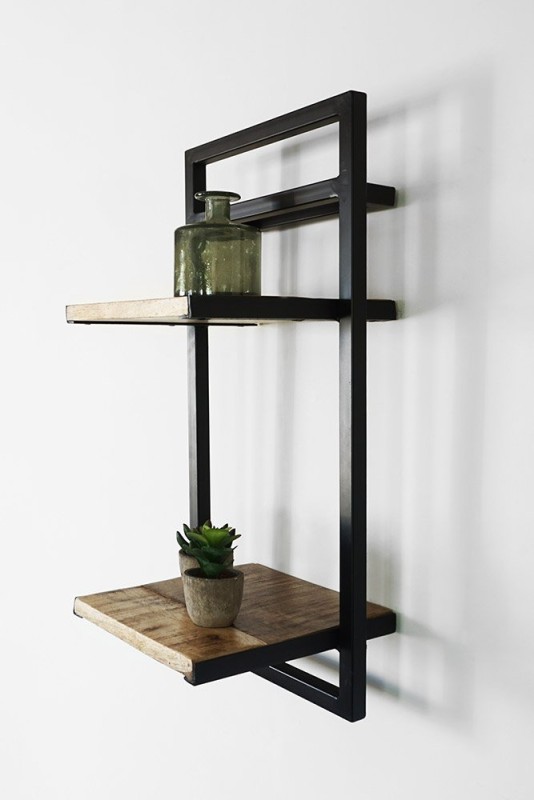 Etagère bois et métal 30 X 60 - Selfsh