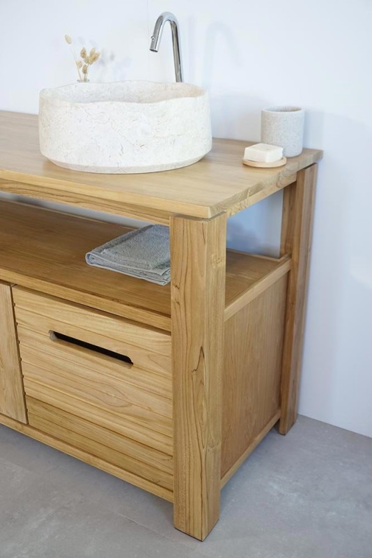 Meuble de salle de bain 140 cm - Azur