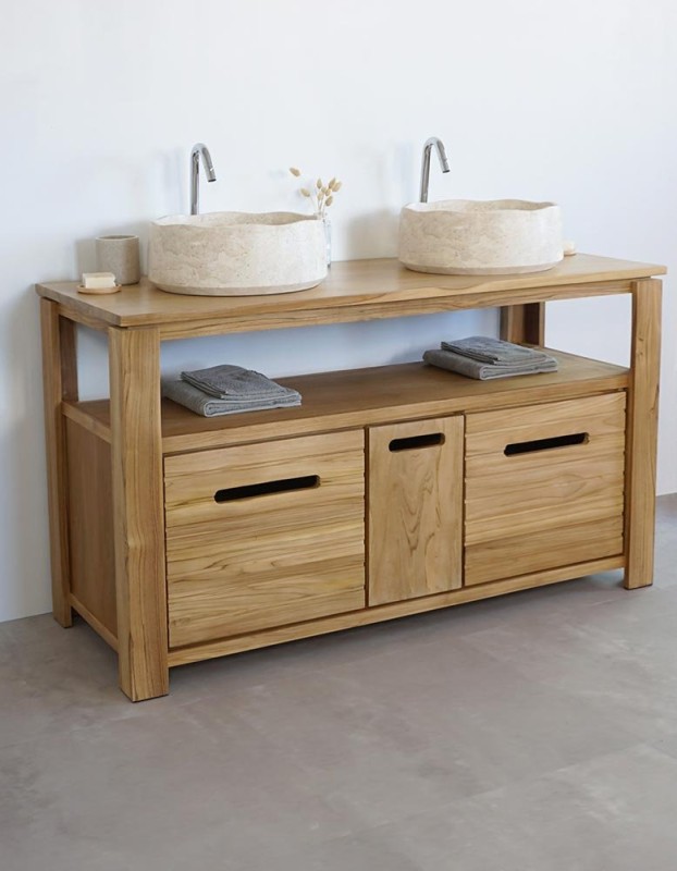 Meuble de salle de bain 140 cm - Azur