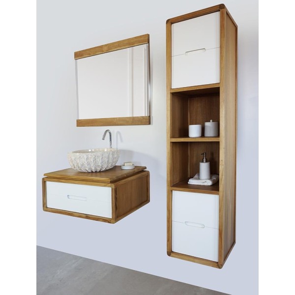 Meuble de salle de bain 70 cm - Duo