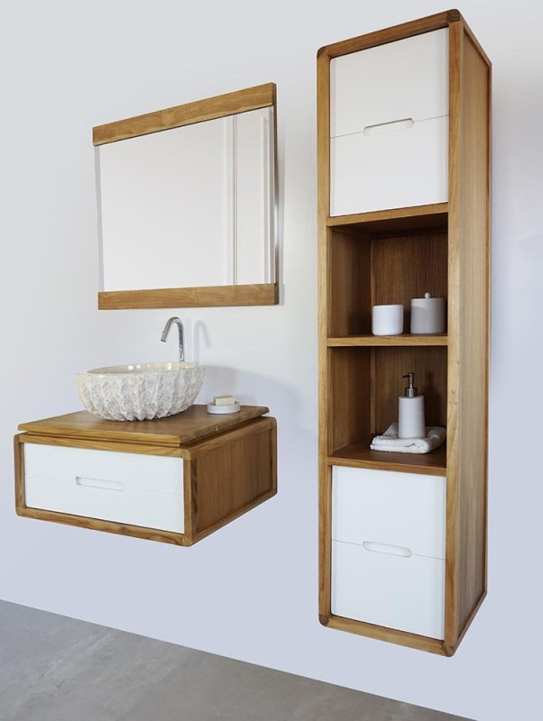 Meuble de salle de bain 70 cm - Duo