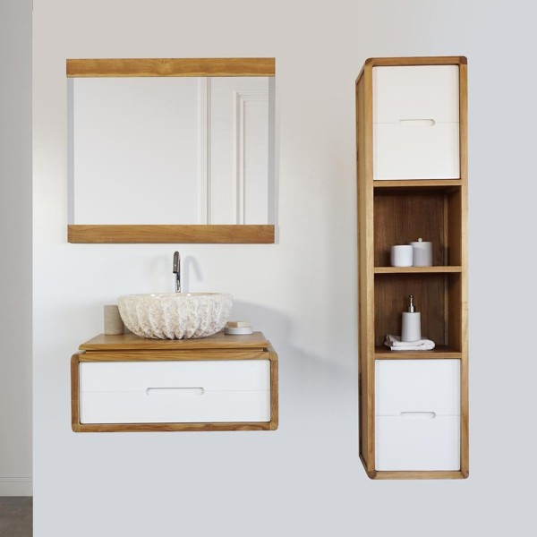 Meuble de salle de bain 70 cm - Duo