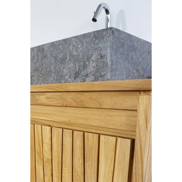 Vasque de salle bain à poser en pierre - Lily