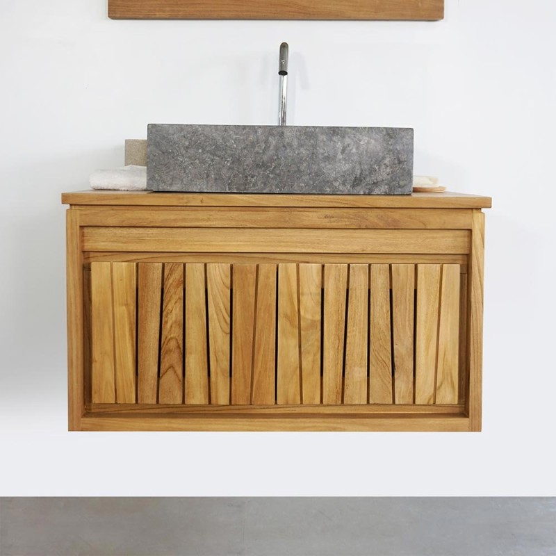 Vasque de salle bain à poser en pierre - Lily