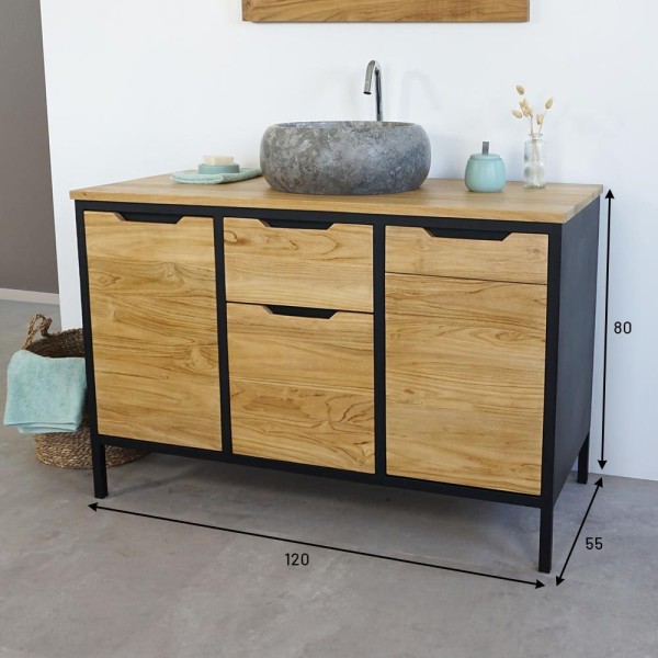 Meuble de salle de bain 120 cm - Bold
