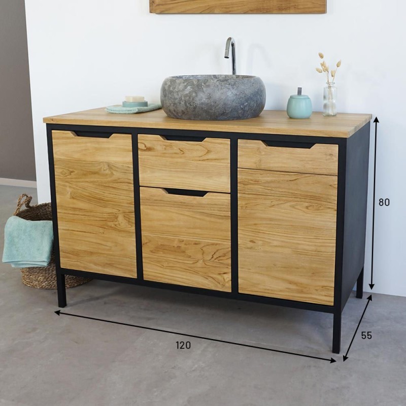 Meuble de salle de bain 120 cm - Bold