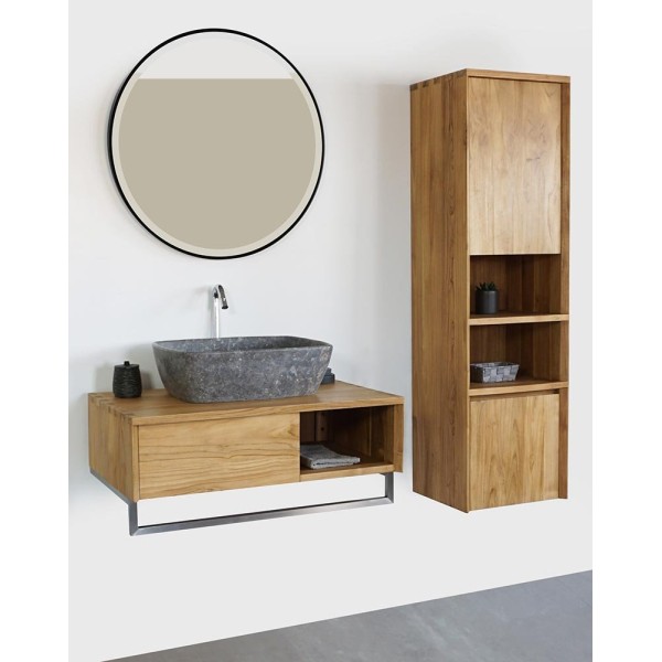 Vasque de salle de bain rectangulaire - Sakura