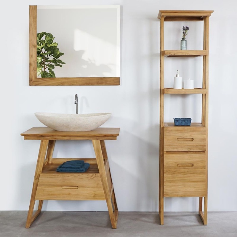 Meuble de salle de bain 80 cm - Mizu