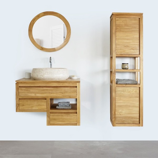 Meuble de salle de bain 80 cm - Wave