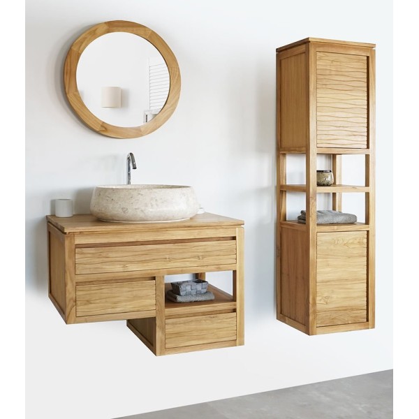 Meuble de salle de bain 80 cm - Wave