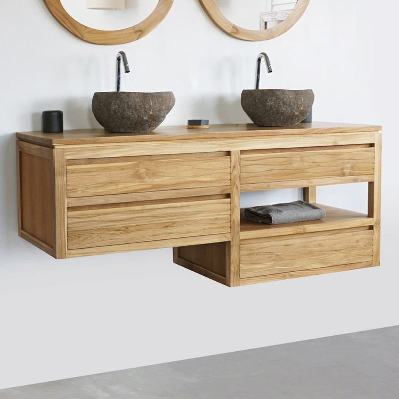 Meuble de salle de bain 140 cm - Wave