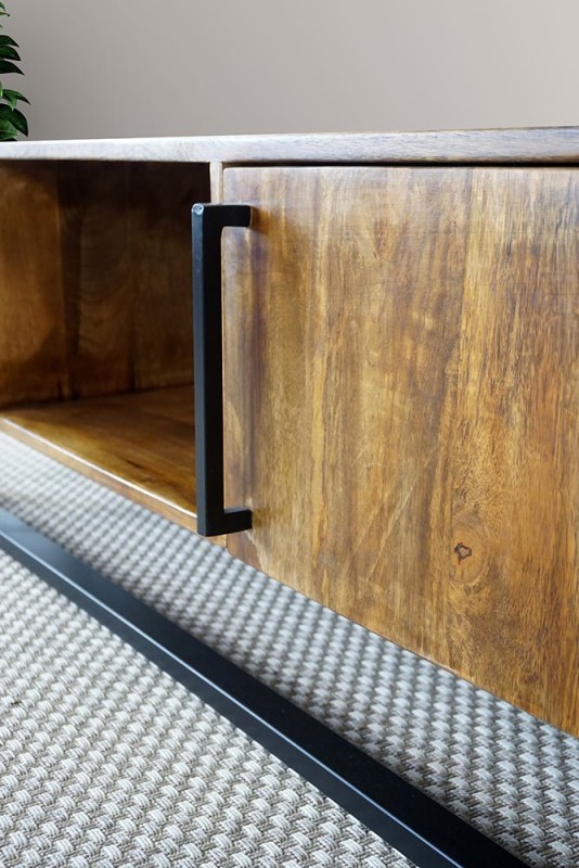 Meuble télé industriel 160 cm - Denver