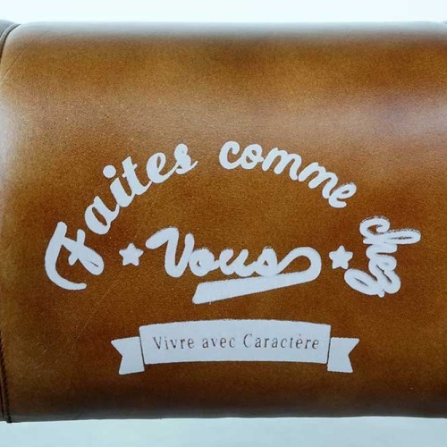 Banc en cuir
