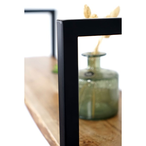 Porte manteau en bois et métal