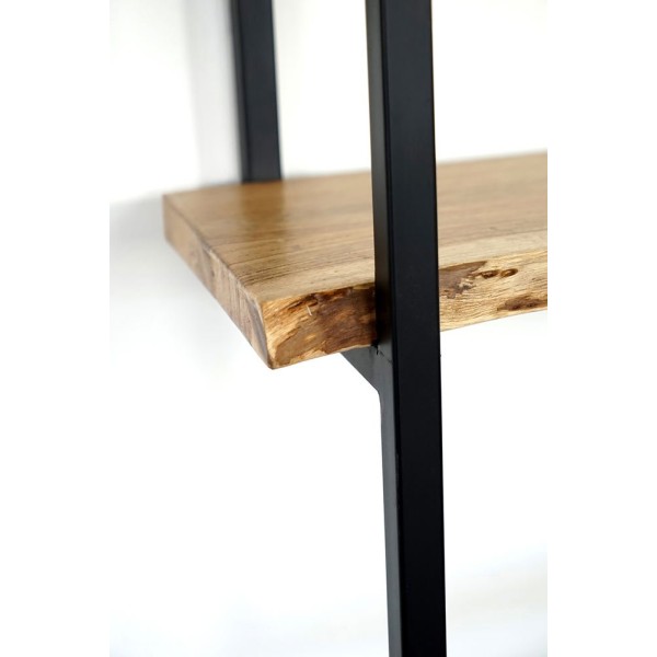 Porte manteau en bois et métal