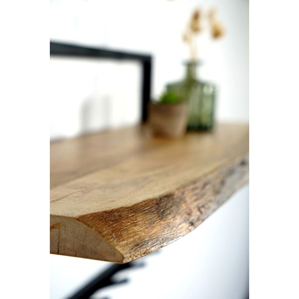 Porte manteau en bois et métal