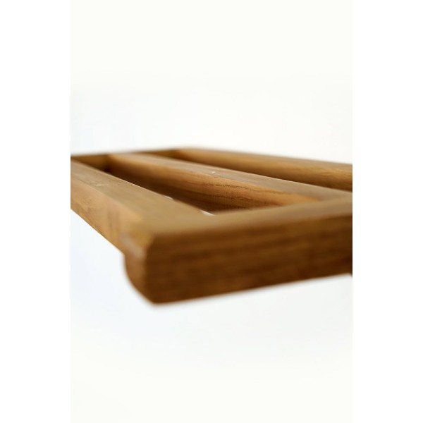 Porte serviette en teck 50 x 100 cm