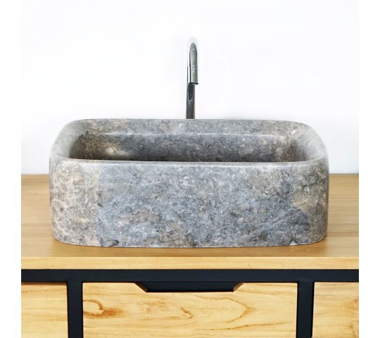 Vasque de salle de bain rectangulaire - Amaryllis
