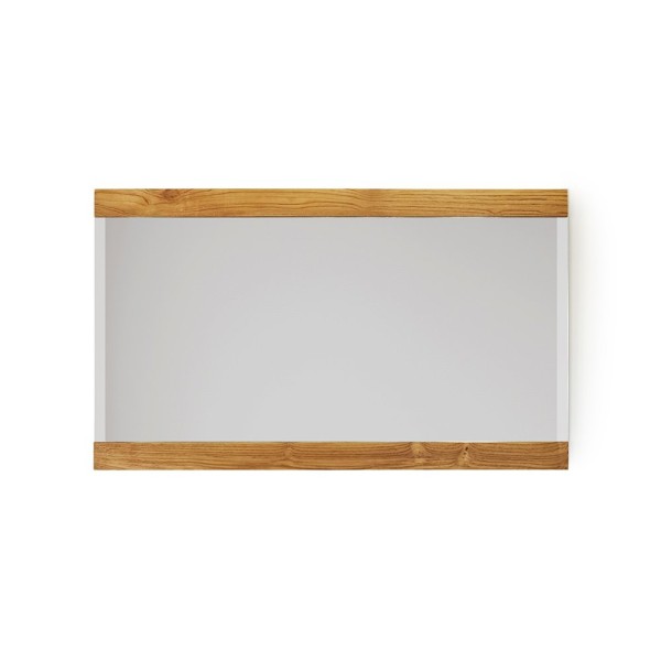 Miroir rectangulaire 120 cm double cadre en bois