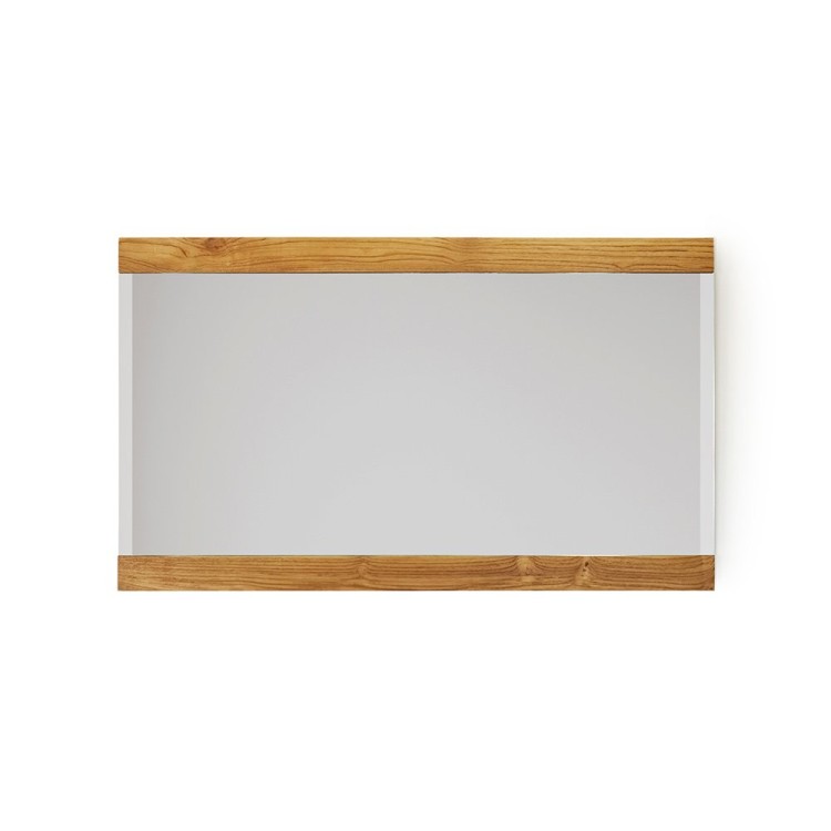 Miroir rectangulaire 120 cm double cadre en bois