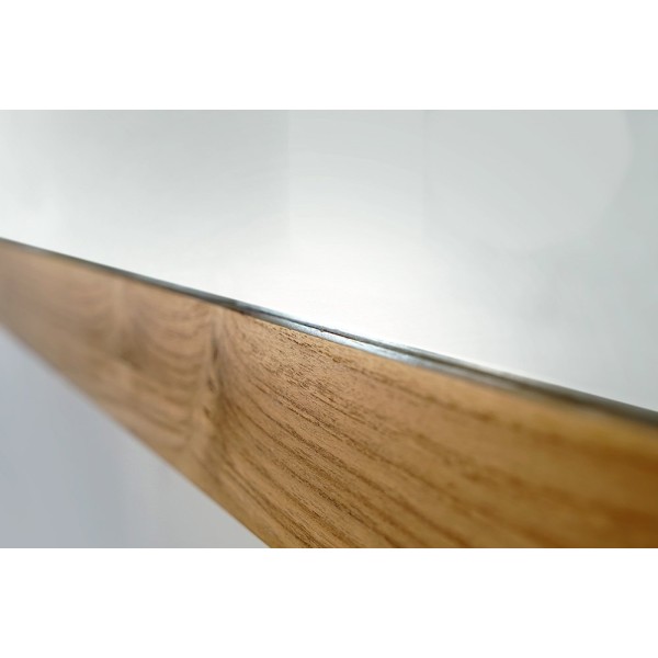 Miroir rectangulaire 120 cm double cadre en bois