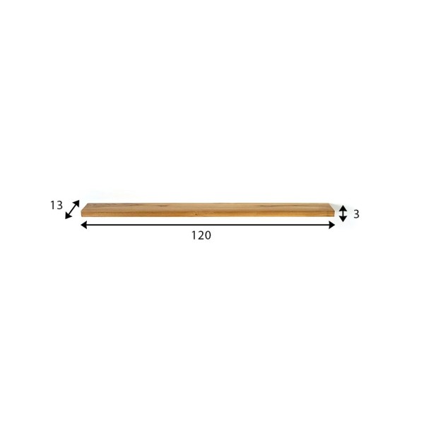 Etagère en teck 120 cm