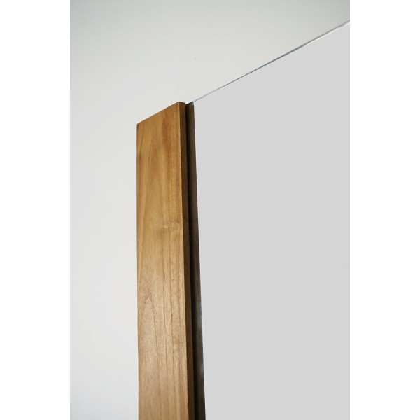 Miroir rectangulaire 80 cm avec cadre en L