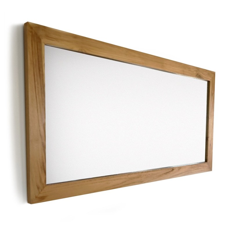 Miroir Rectangulaire 140 cm cadre en teck massif