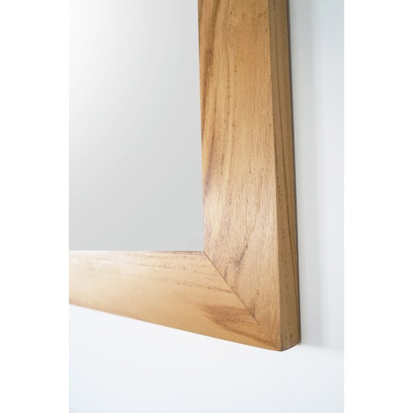 Miroir Rectangulaire 120 cm cadre en teck massif