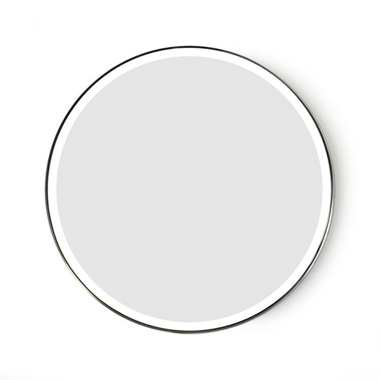 Miroir rond 70 cm avec cadre en metal