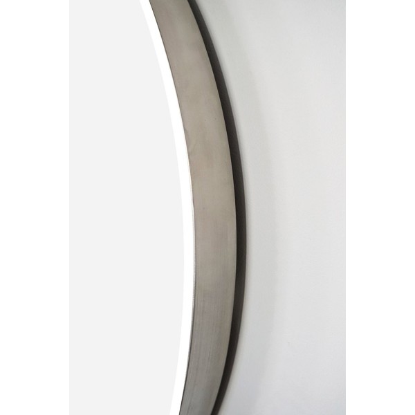 Miroir rond 70 cm avec cadre en metal