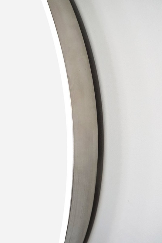 Miroir rond 70 cm avec cadre en metal