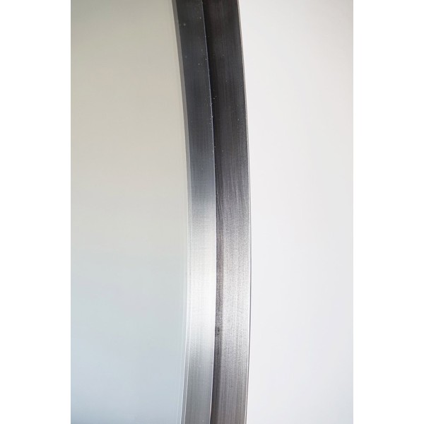 Miroir rond 70 cm avec cadre en metal