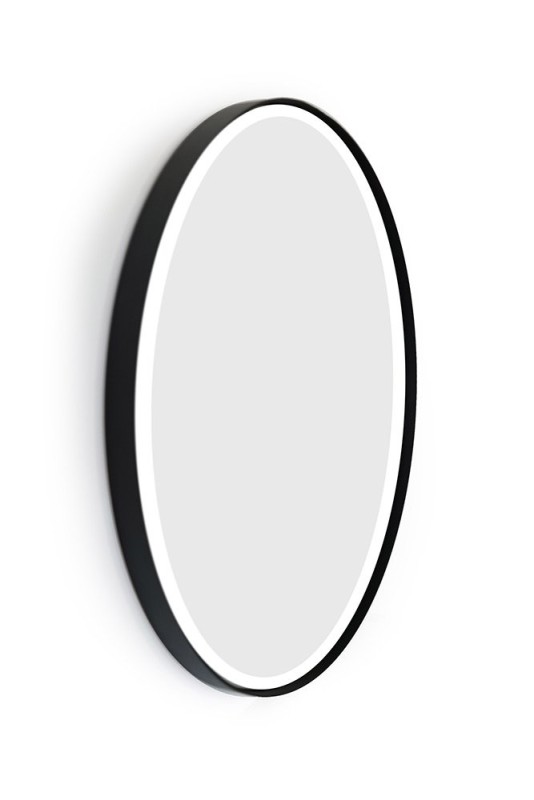 Miroir rond 70 cm avec cadre en fer