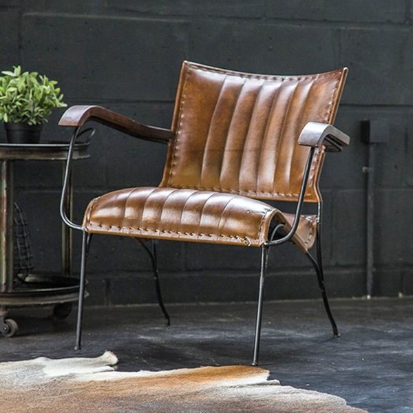 Fauteuil en cuir COSY 1 place