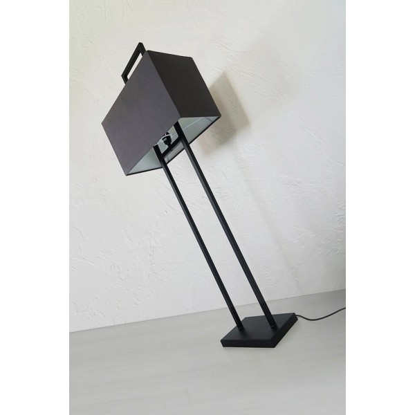Lampe sur pied métal et tissu - Louvain