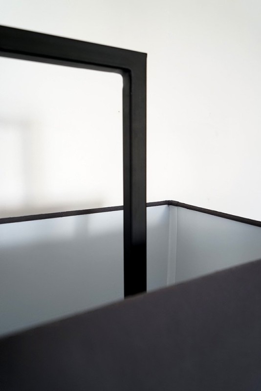 Lampe sur pied métal et tissu - Louvain