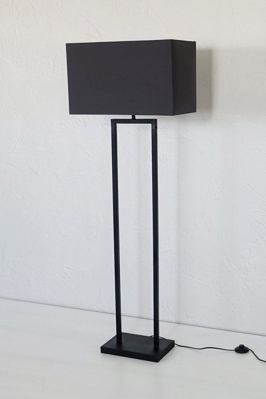 Lampe sur pied métal et tissu - Anvers
